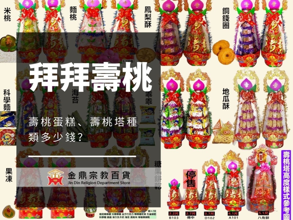 拜拜壽桃推薦 - 金鼎宗教百貨